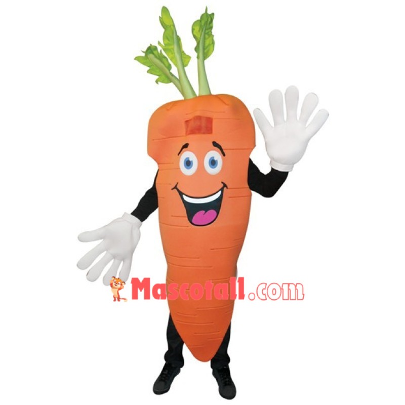 Carrot Waver Adult Mascot Costume