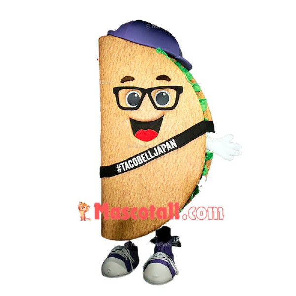 Happy Lightweight Taco Mascot Costume