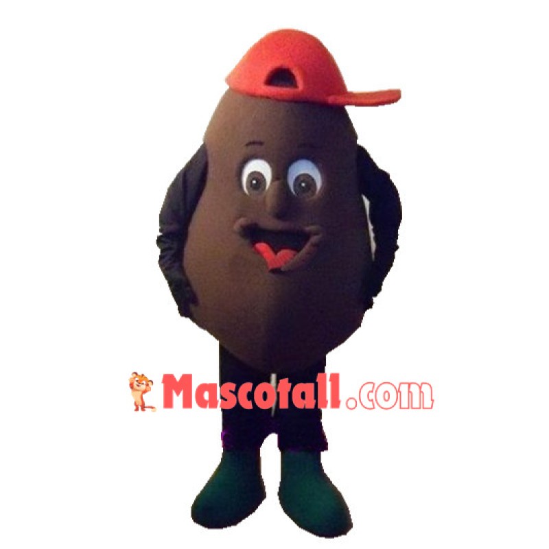 High Quality Coffee Bean Mascot Costume