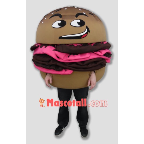 Delicious Hamburger Mascot Costume