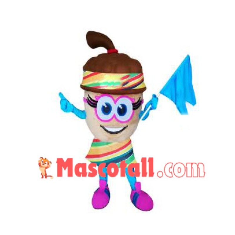 Beautiful Acorn Mascot Costume
