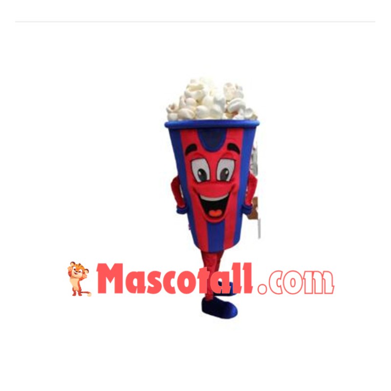 Happy Popcorn Mascot Costume