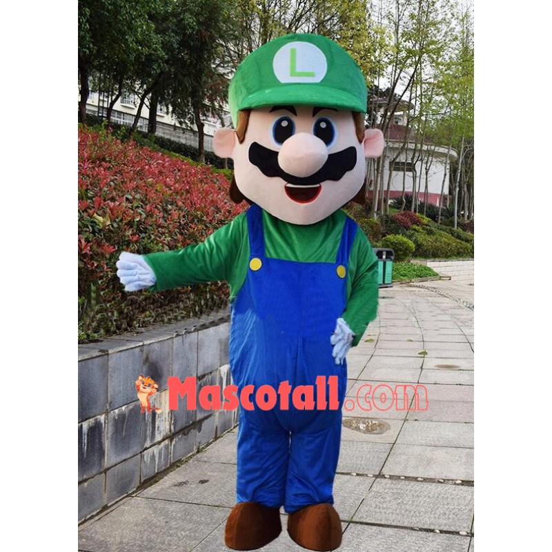 Anime Cartoon Super Mario Mascot Costume