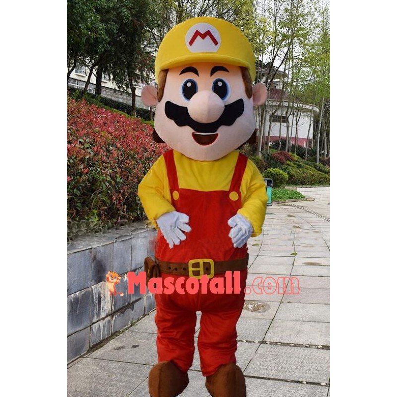 Anime Cartoon Super Mario Mascot Costume
