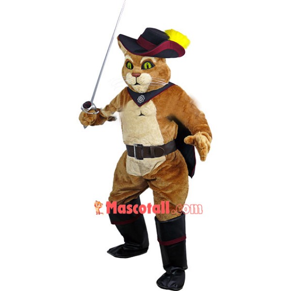 Top Quality Puss Cat Mascot Costume