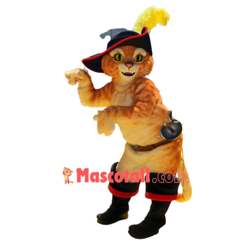 High Quality Puss Cat Mascot Costume