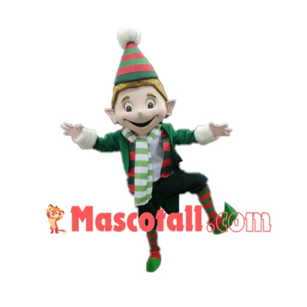 Big Elfie Mascot Costume