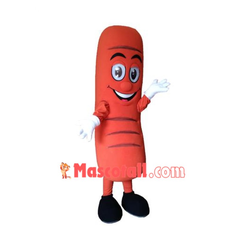 Happy Hot Dog Mascot Costume