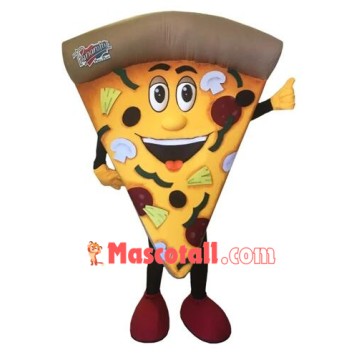 Happy Pizza Mascot Costume