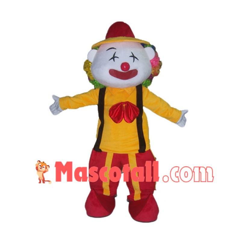 Funny Clown Mascot Costume Free Shipping