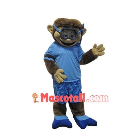 Diving Man Mascot Costume