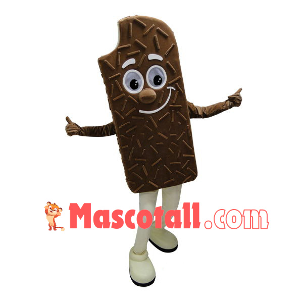 Giant Chocolate Ice Cream Mascot Costume