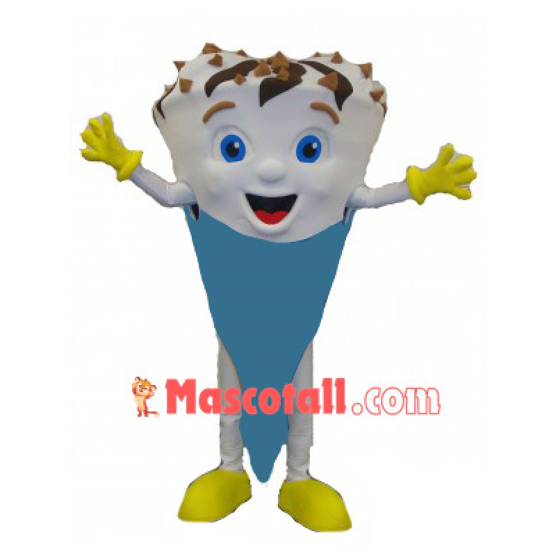 Happy Lightweight Ice Cream Mascot Costume Free Shipping