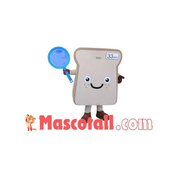 Happy Bread Mascot Costume