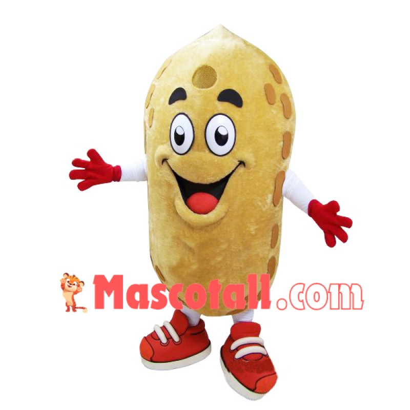 Happy Peanut Mascot Costume