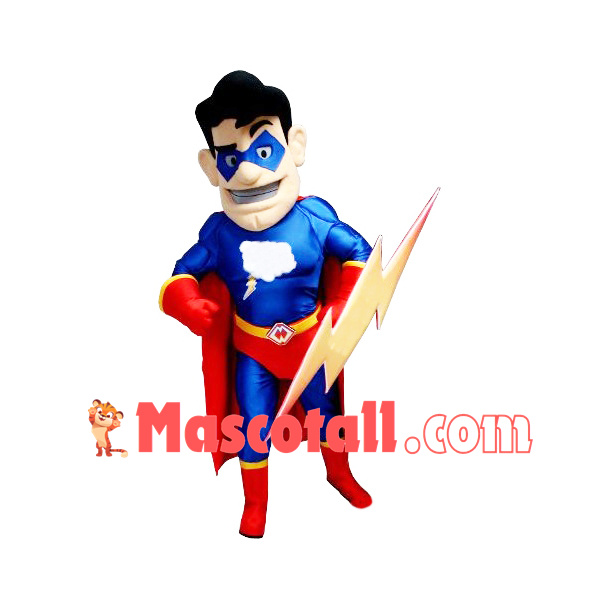 Flash Superhero Mascot Costume