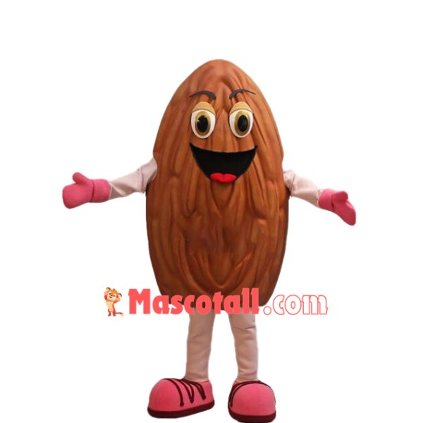 Happy Almond Mascot Costume