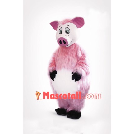 Lovely Pink Pig Mascot Costume