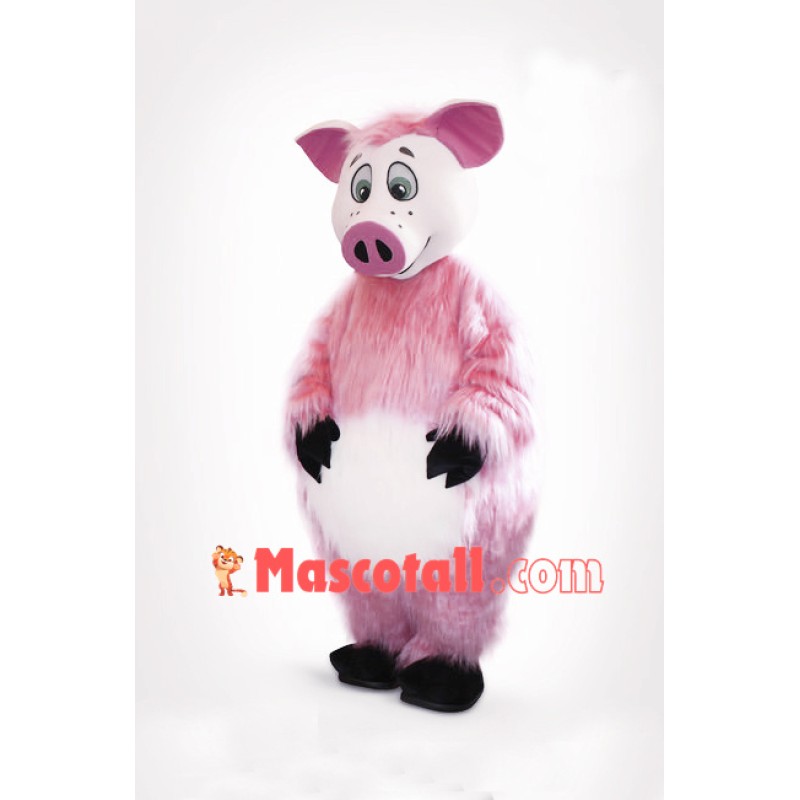 Lovely Pink Pig Mascot Costume