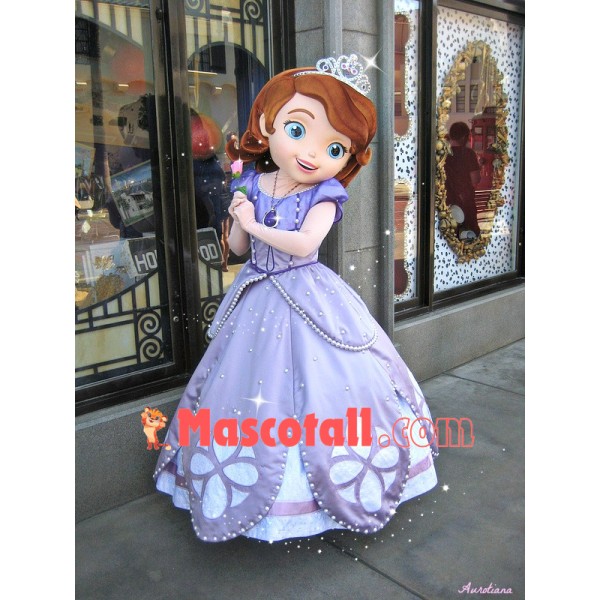 Lovely Princess Sofia Mascot Costume