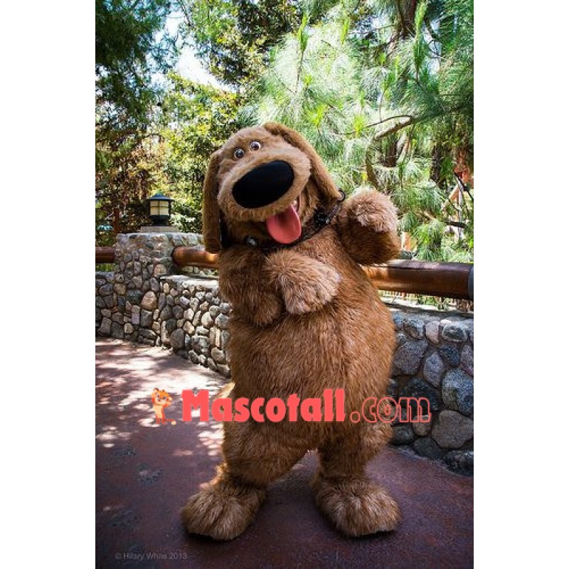 Super Cute Brown Dog Mascot Costume