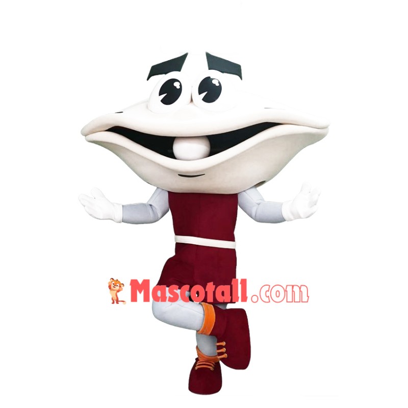 Happy Oyster Mascot Costume