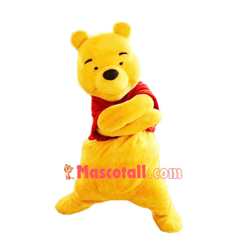 Happy Winnie The Pooh Mascot Costume