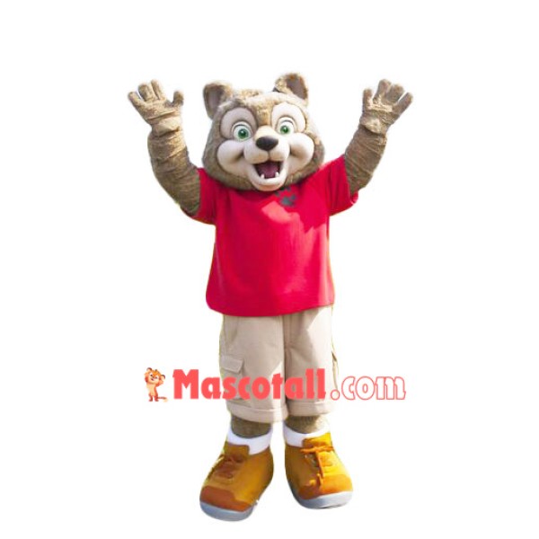 Wiley The Wolf Mascot Costume