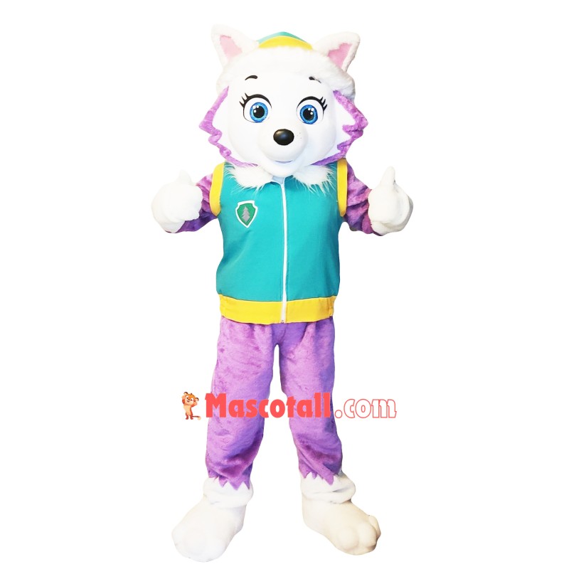 Superb Paw Patrol Everest Mascot Costume