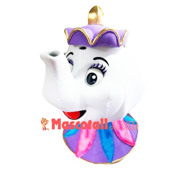 Mrs. Potts Teapot Beauty and The Beast Mascot Costume