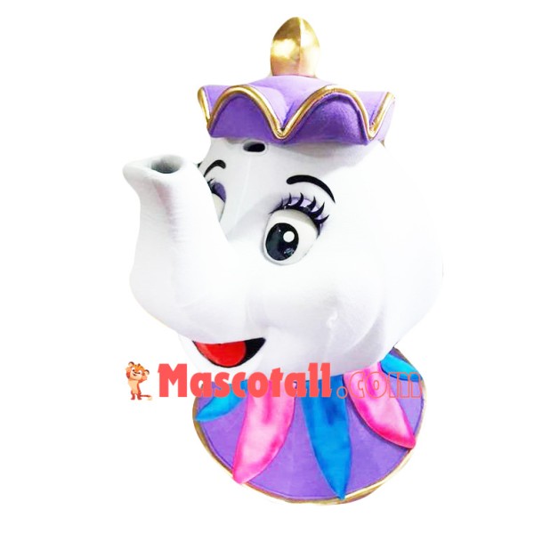 Mrs. Potts Teapot Beauty and The Beast Mascot Costume