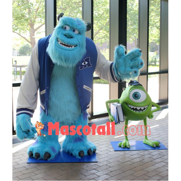 Mike Wazowski & Monster Sully James P Sullivan Mascot Costume