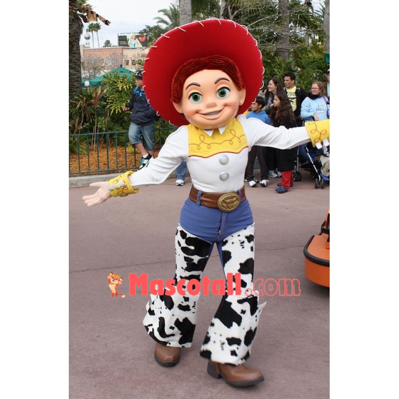 Superb Cowboy Jessie Mascot Costume
