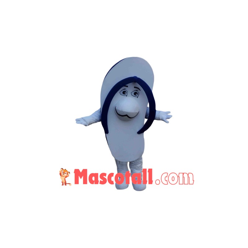 Blue Slipper Mascot Costume