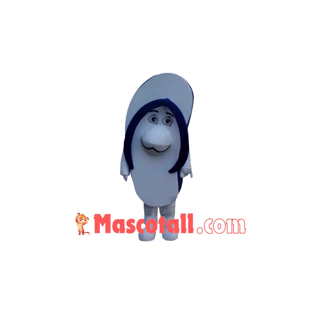 Blue Slipper Mascot Costume
