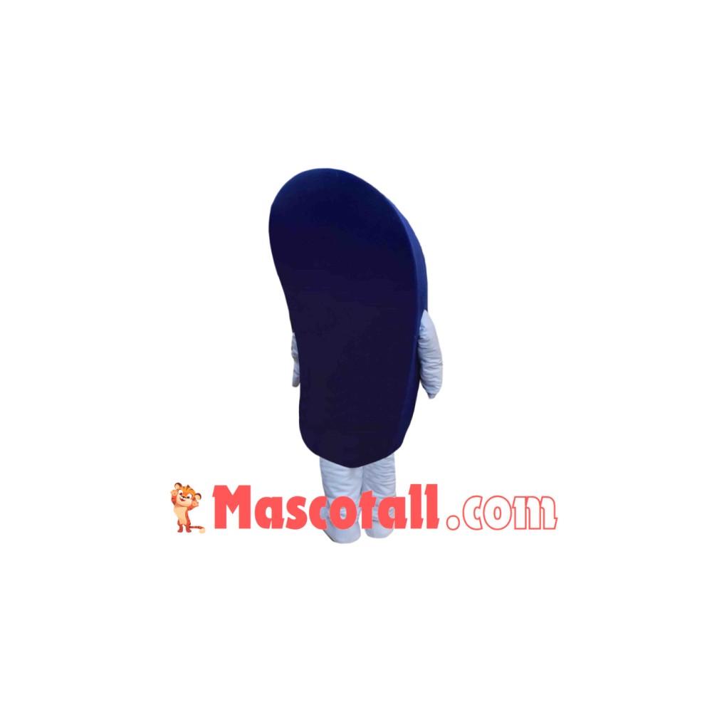Blue Slipper Mascot Costume