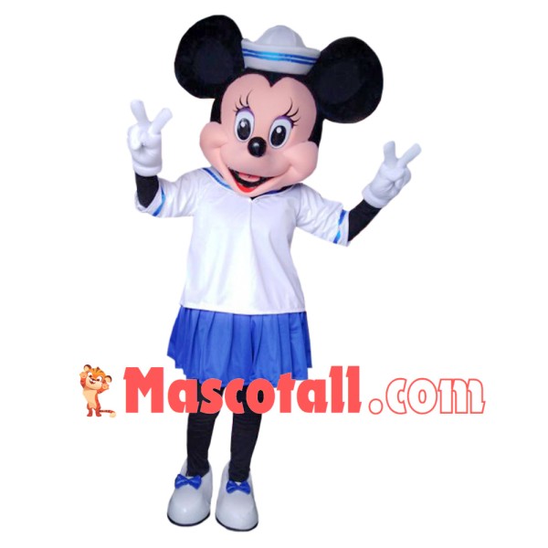 Mouse Clubhouse Sailor Miss Mouse Minnie Mascot Costume