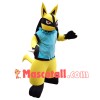 Golden Lucario Mascot Costume