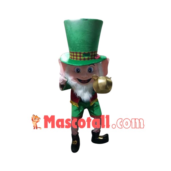 Leprechaun Irish Man Mascot Costume