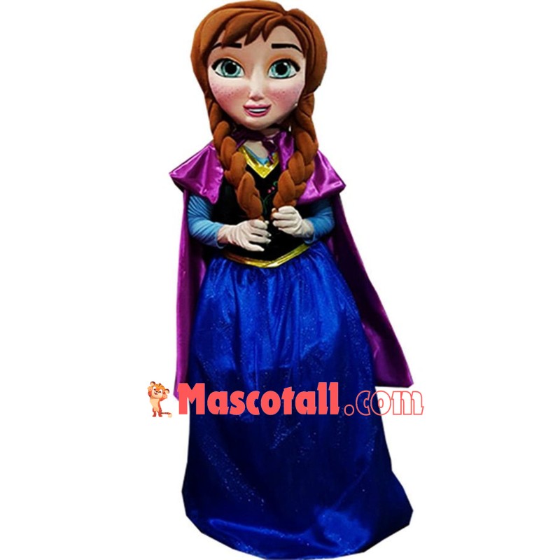 Frozen Princess Anna Mascot Costume