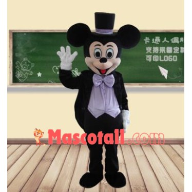 Blue Handsome Mickey Mascot Costume