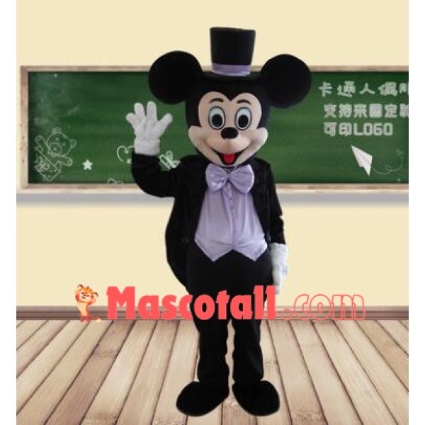 Blue Handsome Mickey Mascot Costume