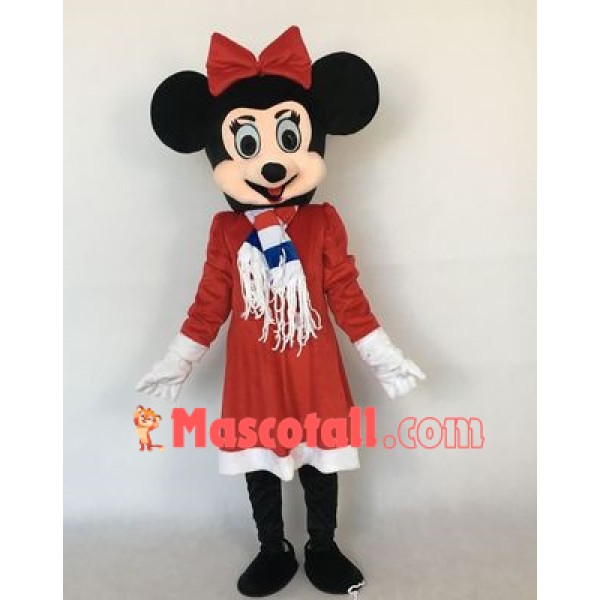 Christmas Minnie Mascot Costume