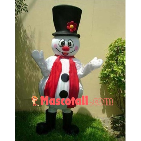 Lovely Christmas Snowman Mascot Costume