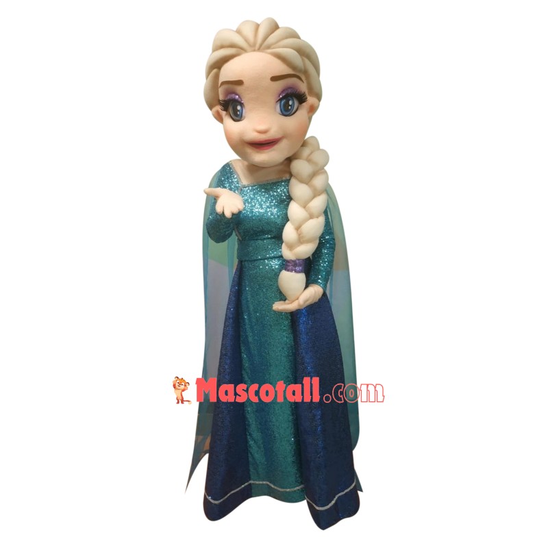 Superb Frozen Elsa Mascot Costume