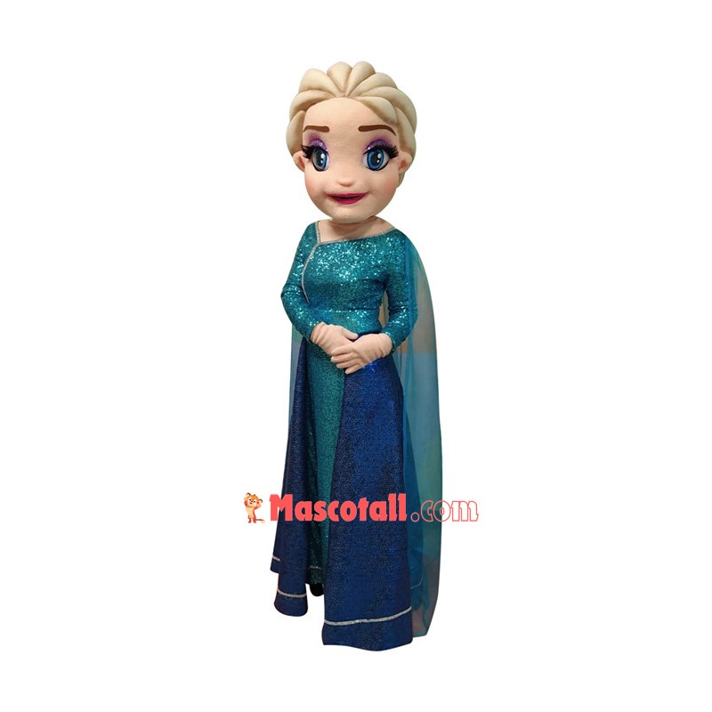 Superb Frozen Elsa Mascot Costume