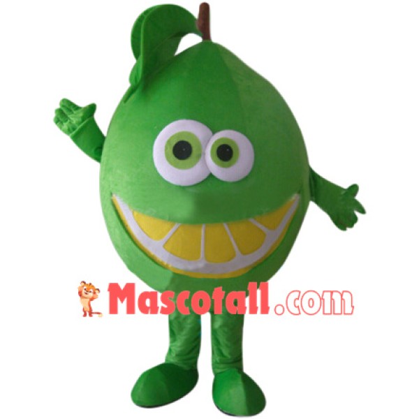 Green Orange Mascot Costume