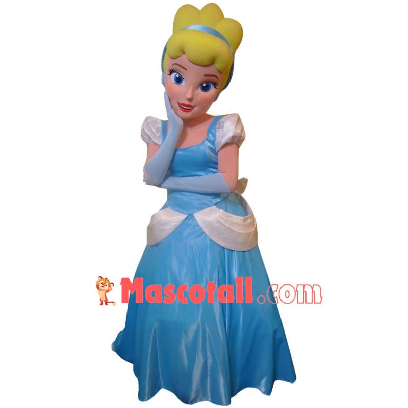 Cinderella Princess Mascot Costume