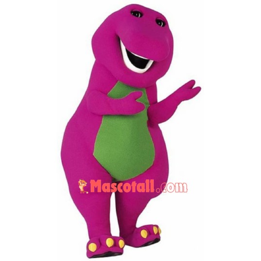 Barney Dinosaur Mascot Costume