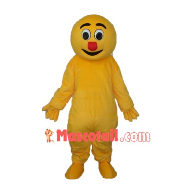 Yellow Monster Mascot Adult Costume